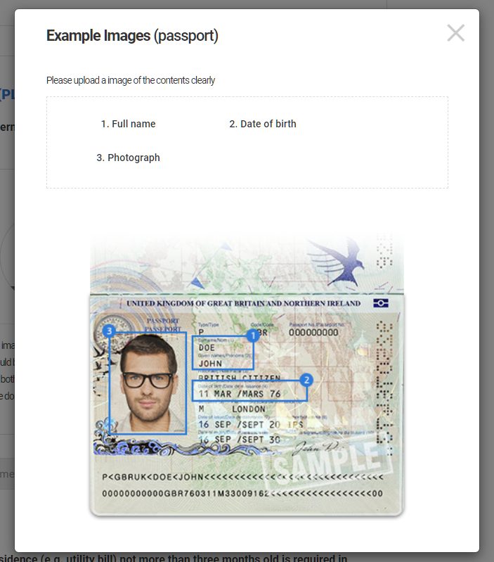 LAND-FX upload PLE document (passport)