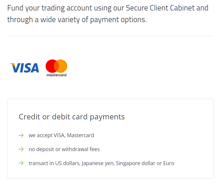 titanfx credit card deposit