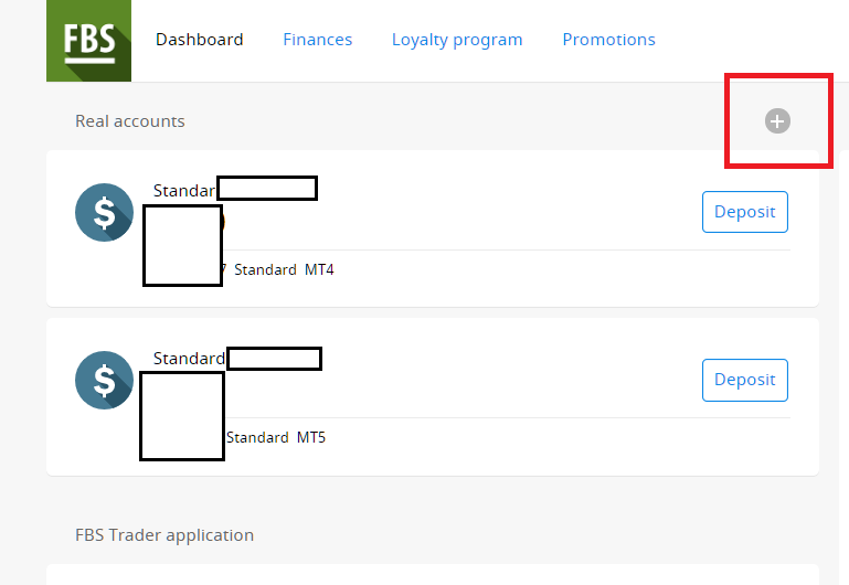 fbs multiple account, add account