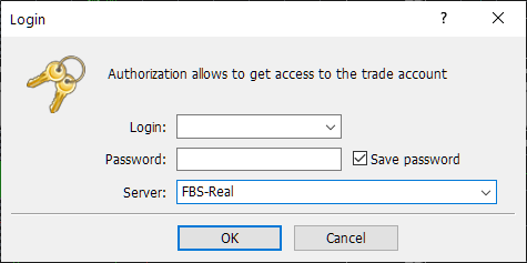 FBS MT4/MT5, login 