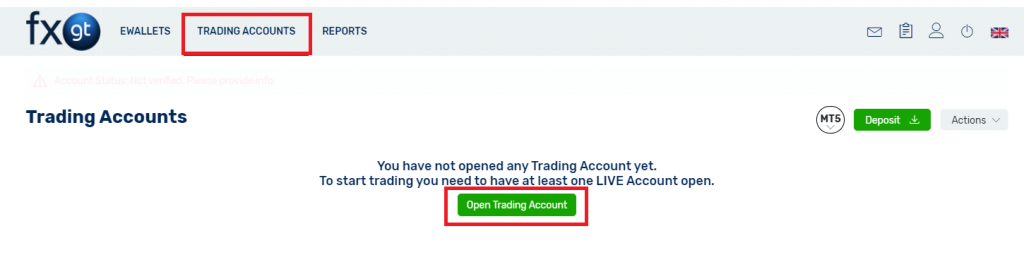 fbs demo account, open trading accounts