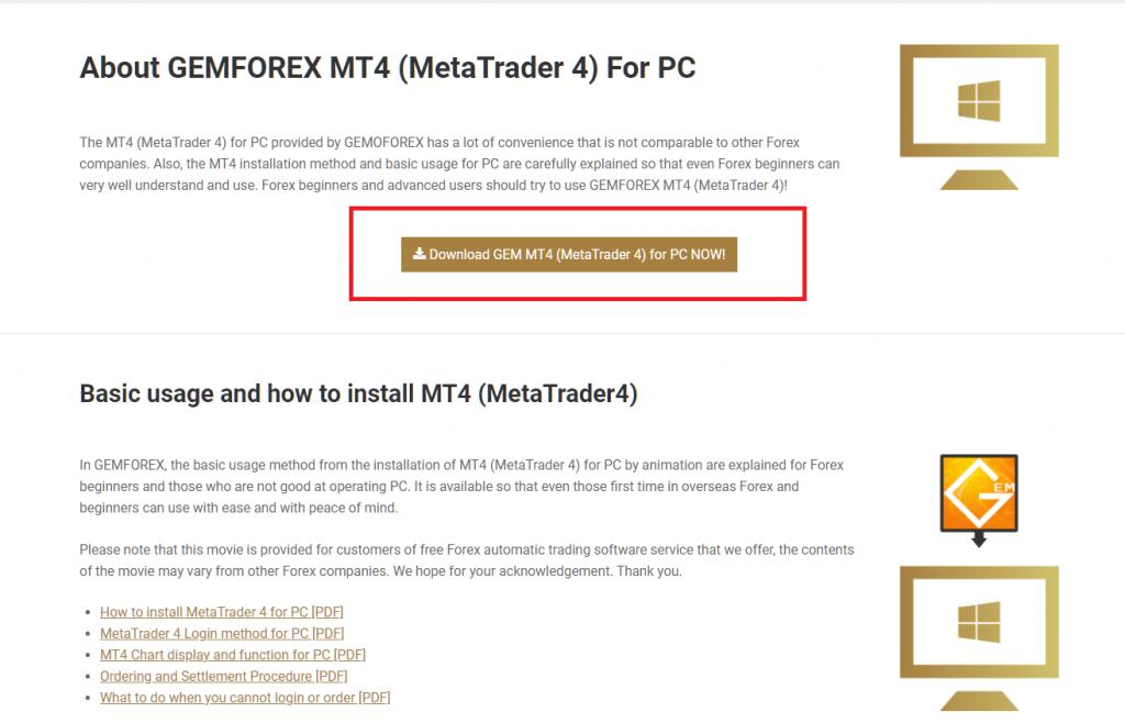 GEMFOREX MT4. download mt4