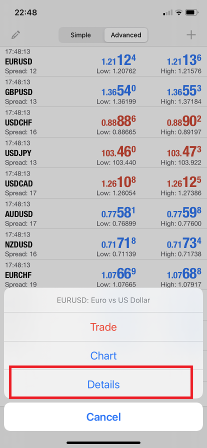 Tradeview stop level, check stop level on MetaTrader app