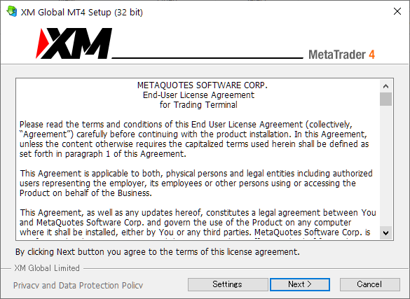 XM MT4/MT5, install