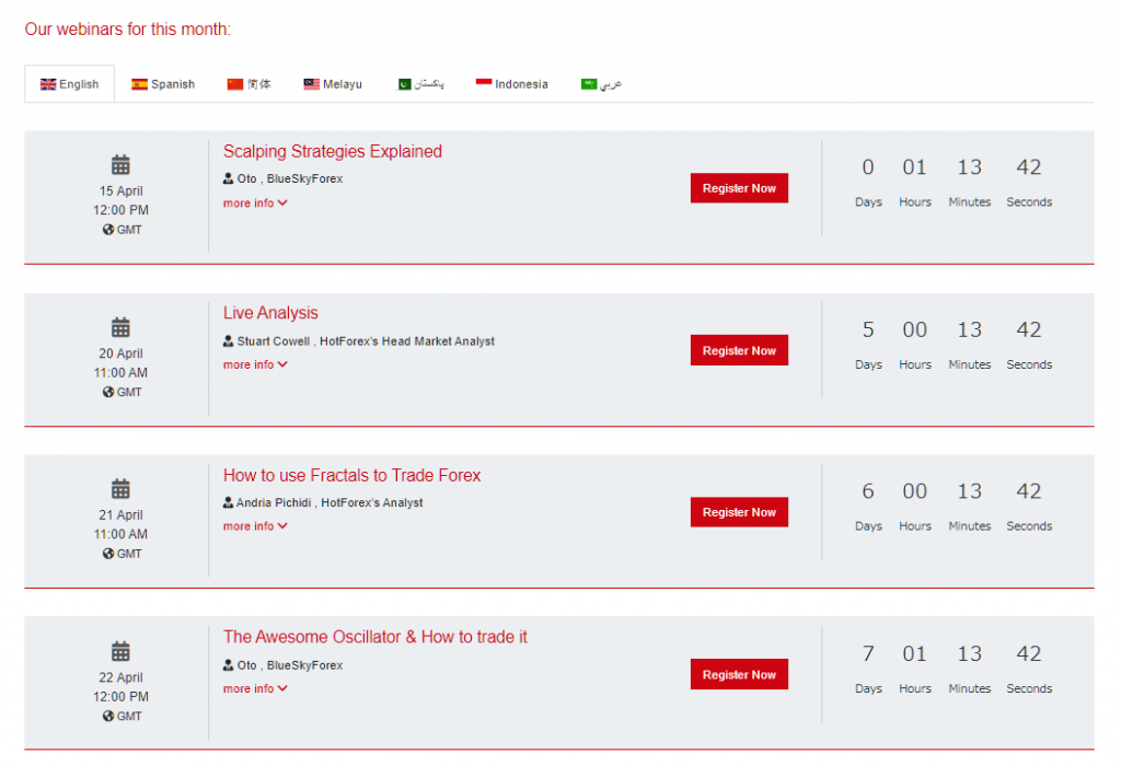 Hotforex Webinars