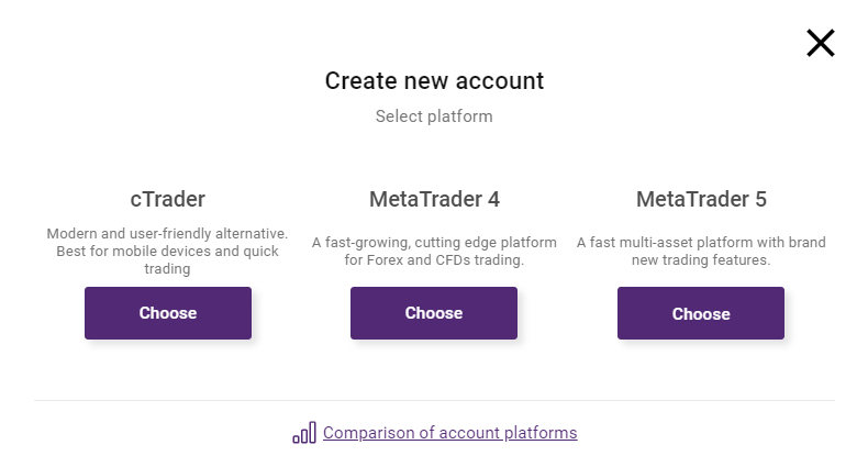 Select platform